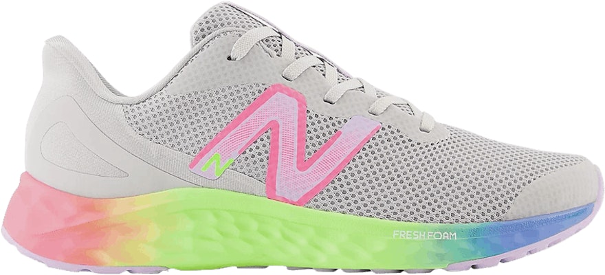 (New Balance Niños) Fresh Foam Arishi v4 Wide 'Aluminio Claro Arcoíris' GPARIKG4-W Buy (New Balance Niños) Fresh Foam Arishi v4 Wide 'Aluminio Claro Arcoíris' GPARIKG4-W