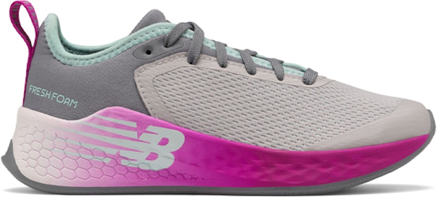 (Grade School) New Balance Fresh Foam Fast v2 'Light Aluminum Poison Berry' YKFSTSA2 Order (Grade School) New Balance Fresh Foam Fast v2 'Light Aluminum Poison Berry' YKFSTSA2