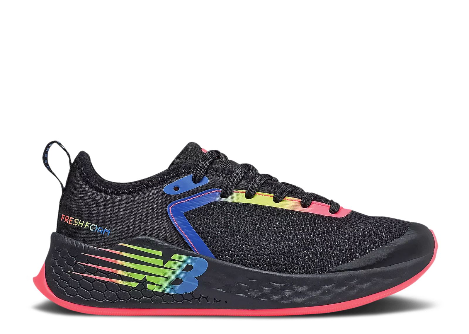 (Grade School) New Balance Fresh Foam Fast v2 Wide 'Black Guava' YKFSTRM2-W