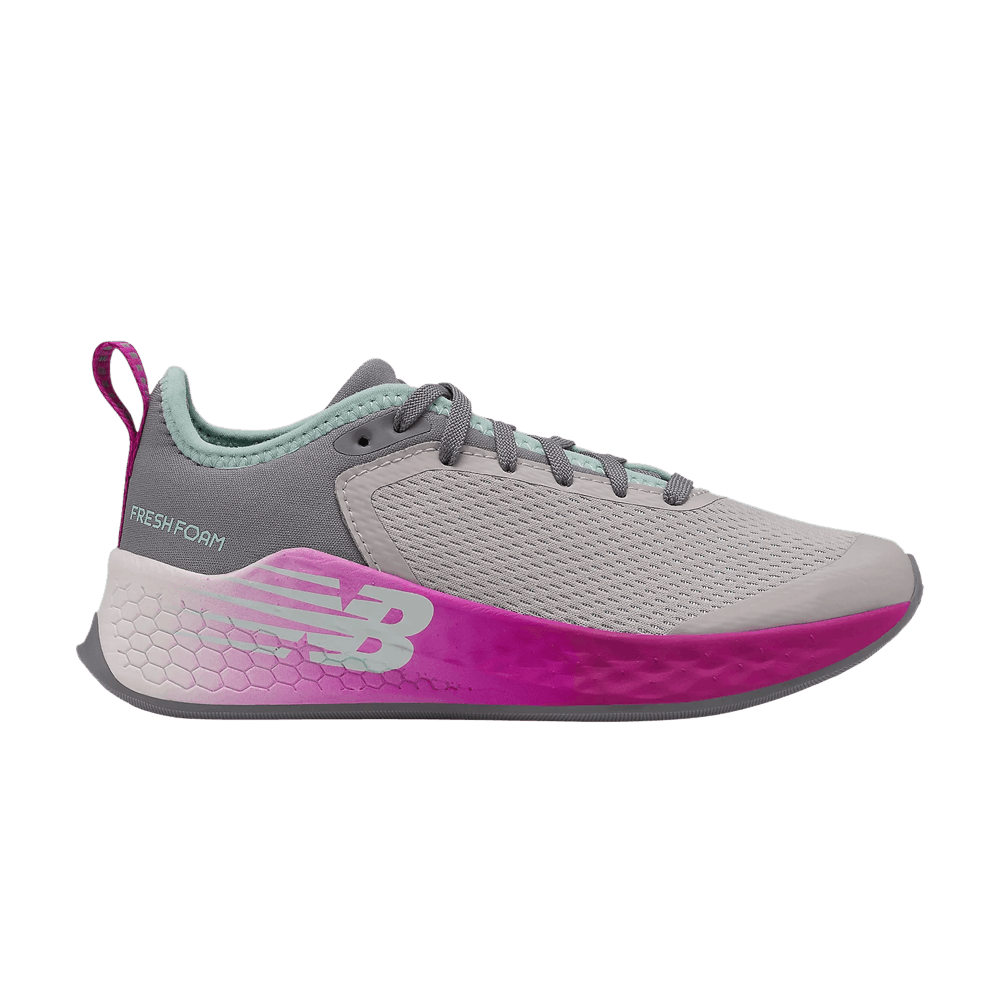 (Grade School) New Balance Fresh Foam Fast v2 Wide 'Light Aluminum Poison Berry' YKFSTSA2-W