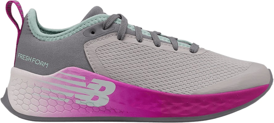 (Grade School) New Balance Fresh Foam Fast v2 Wide 'Light Aluminum Poison Berry' YKFSTSA2-W Buy (Grade School) New Balance Fresh Foam Fast v2 Wide 'Light Aluminum Poison Berry' YKFSTSA2-W
