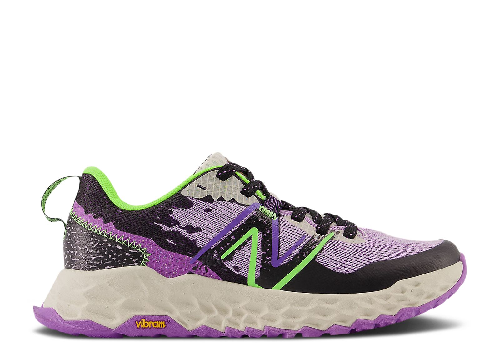 (Grade School) New Balance Fresh Foam Hierro v7 'Electric Purple Pixel Green' GPHIERS7