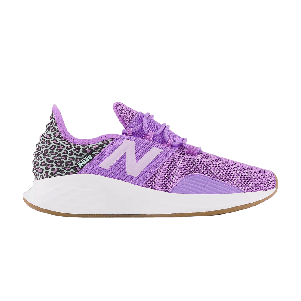 (Grade School) New Balance Fresh Foam Roav 'Electric Purple Leopard Gum' GEROVAR1