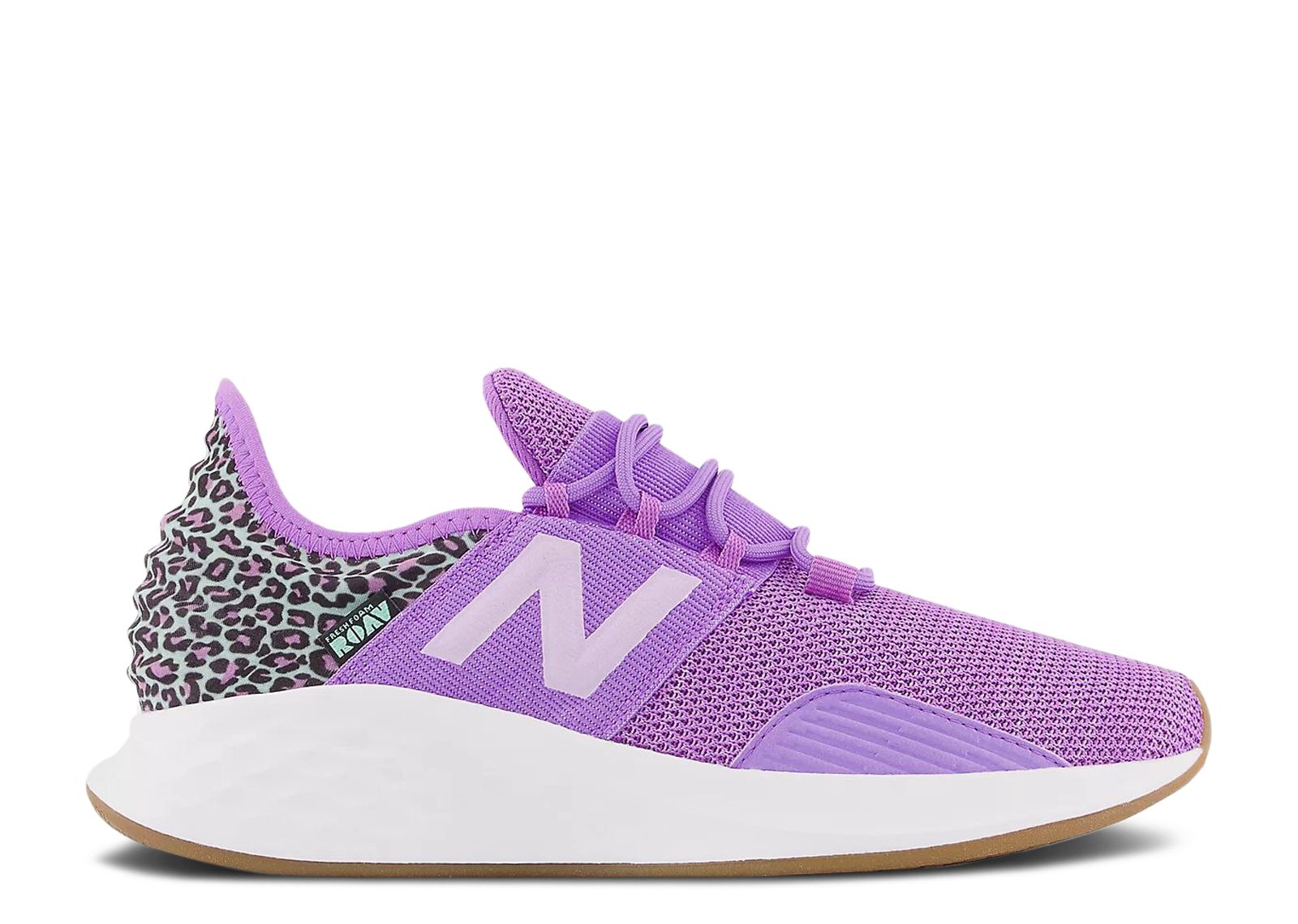 (Grade School) New Balance Fresh Foam Roav 'Electric Purple Leopard Gum' GEROVAR1