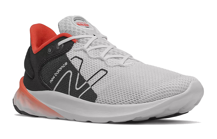 Lookbook (New Balance Kinderen) Fresh Foam Roav ''Wit Zwart Ghost Pepper'' GEROVSW2