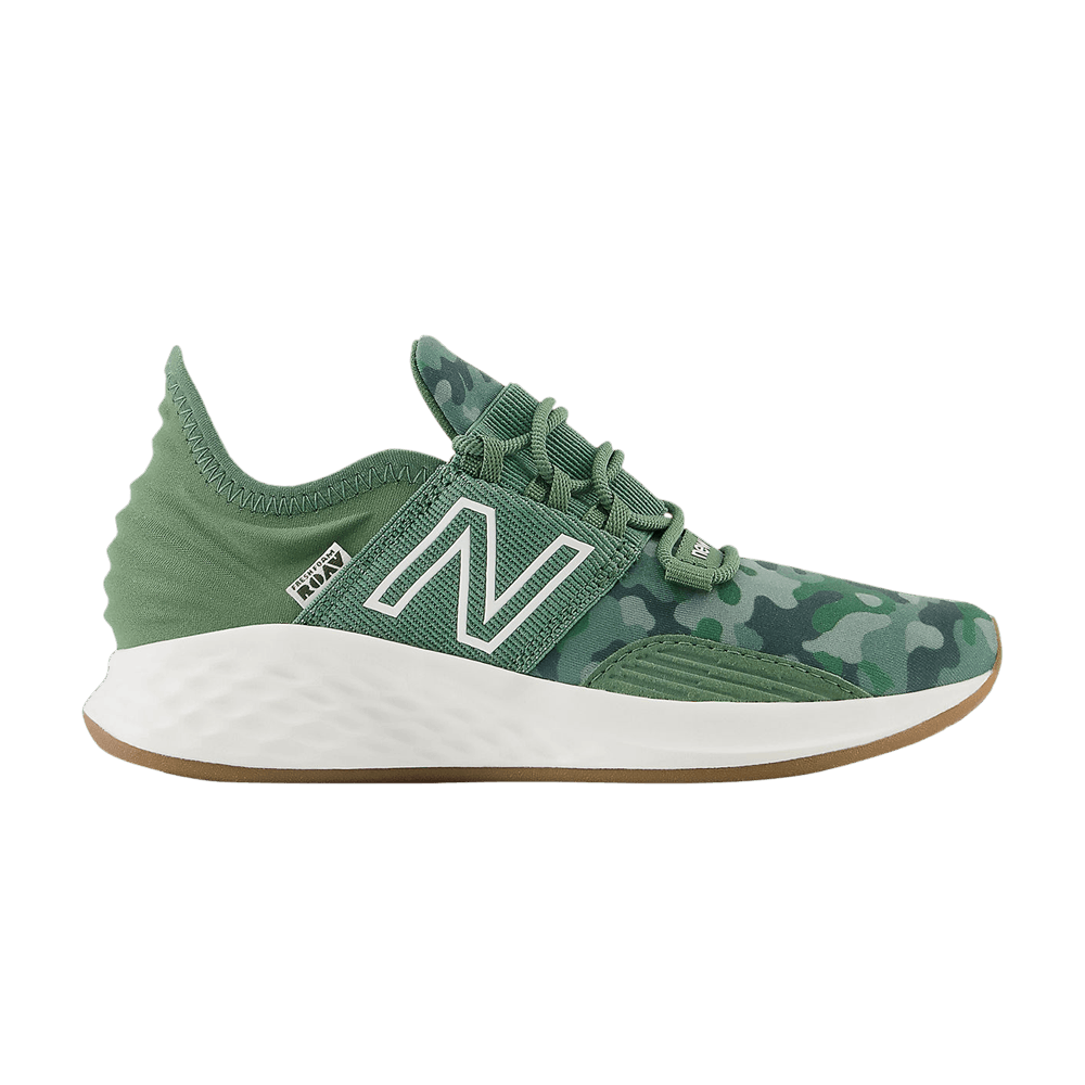 (Grade School) New Balance Fresh Foam Roav Little Kid Wide 'Deep Olive Green Camo' PEROVGT1-W