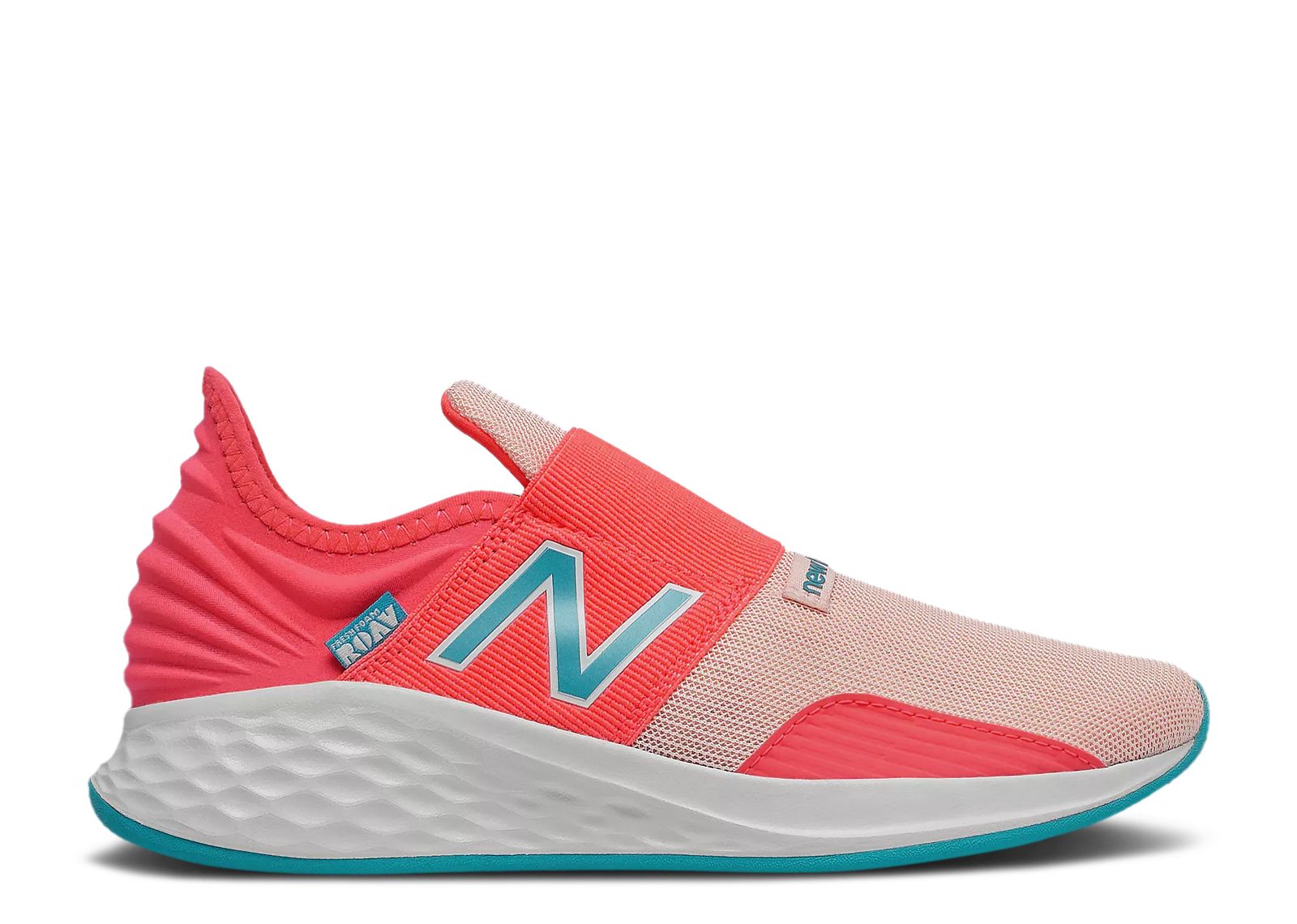 (Grade School) New Balance Fresh Foam Roav Slip-On Wide 'Vivid Coral' GDROVPB-W