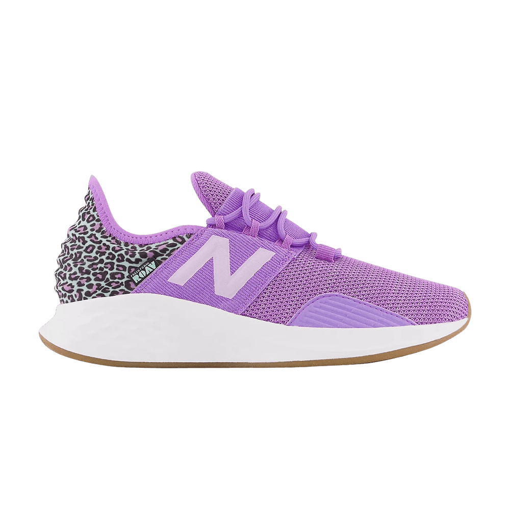 (Grade School) New Balance Fresh Foam Roav Wide 'Electric Purple Leopard Gum' GEROVAR1-W