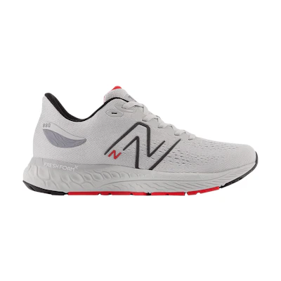 (GS) NB Fresh Foam X 880v12 X-Wide 'Light Aluminum True Red'