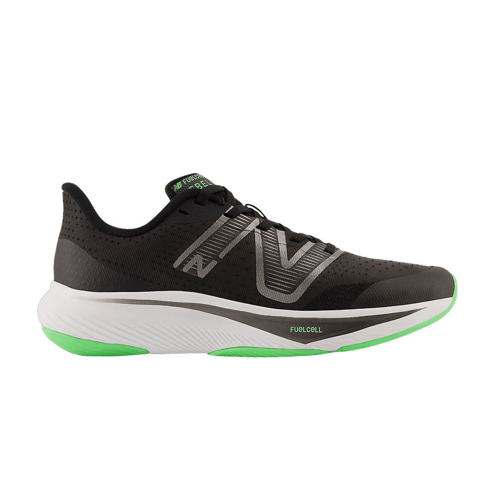 (Grade School) New Balance FuelCell Rebel v3 Wide 'Black Vibrant Spring' GPFCXMB3-W