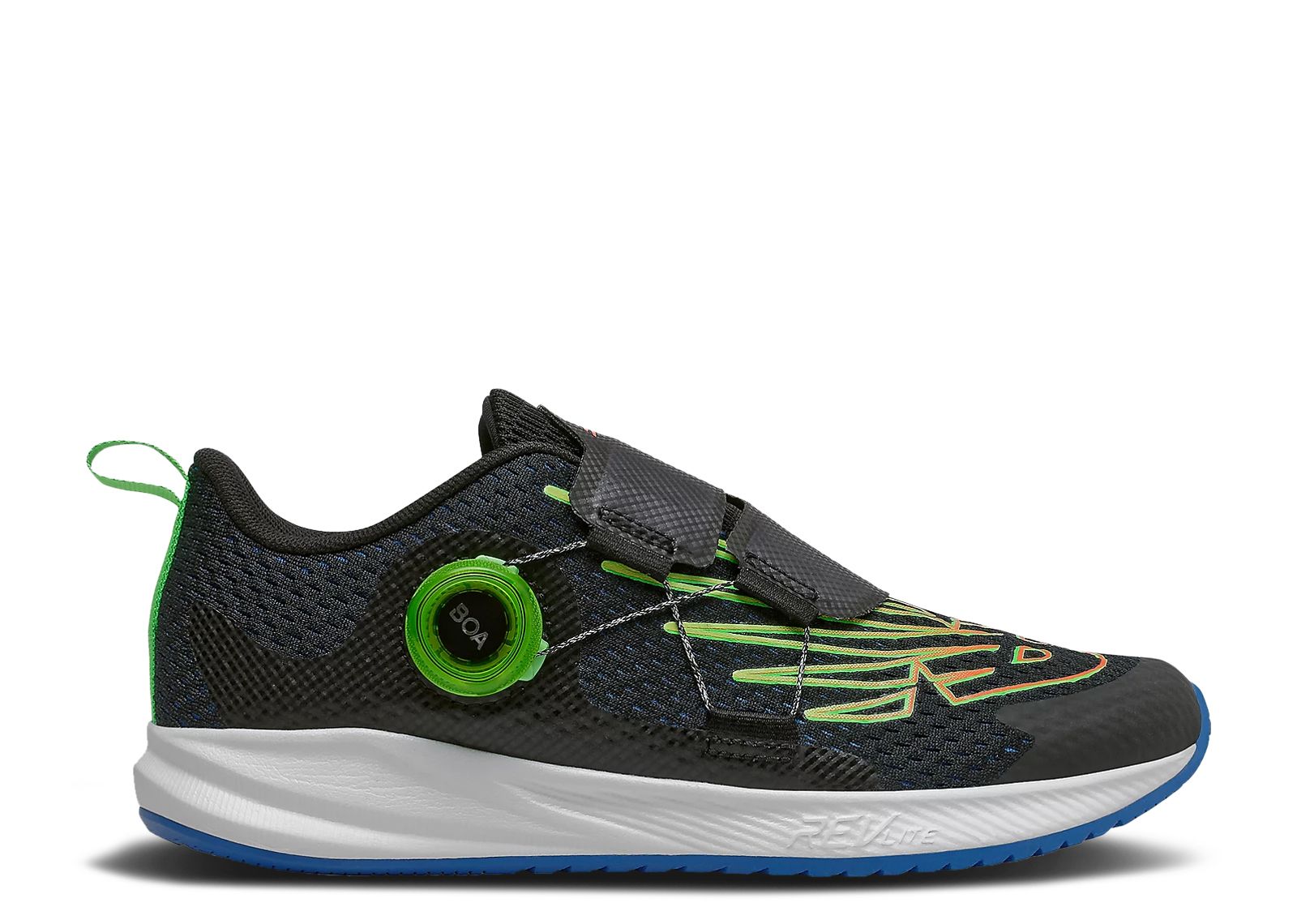 (Grade School) New Balance FuelCore Reveal BOA Wide 'Black Hi-Lite' GTRVLBR3-W