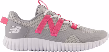 (Grade School) New Balance Playgruv v2 Bungee Wide 'Grey Hi-Pink' GTPGRVAD-W (Grade School) New Balance Playgruv v2 Bungee Wide 'Grey Hi-Pink' GTPGRVAD-W