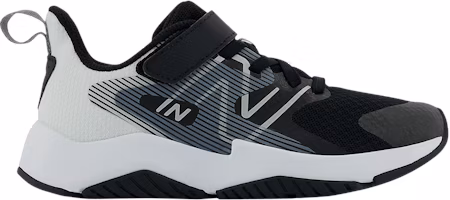 (Grade School) New Balance Rave Run v2 Bungee Lace X-Wide 'Black White' YTRAVBW2-XW (Grade School) New Balance Rave Run v2 Bungee Lace X-Wide 'Black White' YTRAVBW2-XW