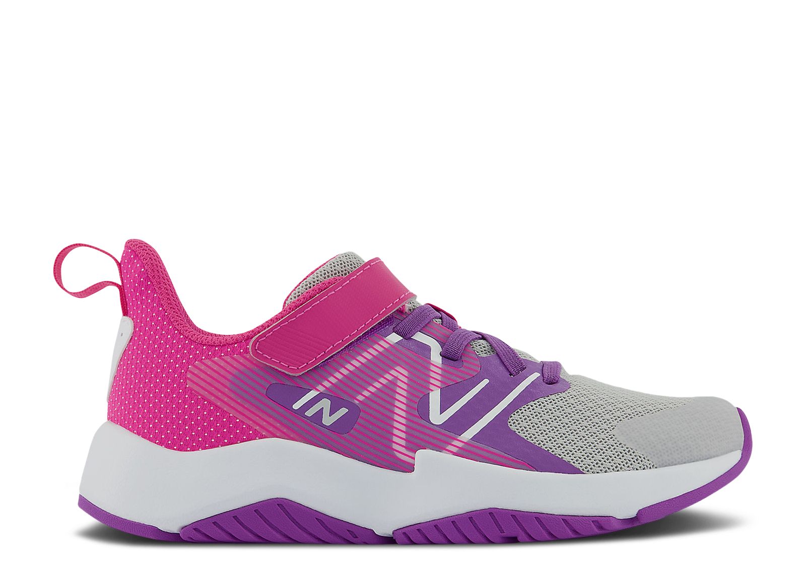 (Grade School) New Balance Rave Run v2 Bungee Lace X-Wide 'Summer Fog Hi-Pink' YTRAVGP2-XW