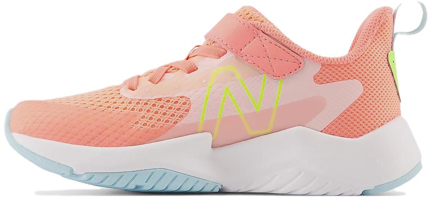 (Grade School) New Balance Rave Run v2 Bungee Lace Top Strap Big Kid 'Grapefruit' YTRAVGH2 Buy (Grade School) New Balance Rave Run v2 Bungee Lace Top Strap Big Kid 'Grapefruit' YTRAVGH2