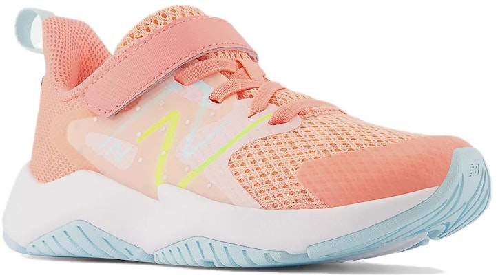 (Grade School) New Balance Rave Run v2 Bungee Lace Top Strap Big Kid 'Grapefruit' YTRAVGH2 Lookbook (Grade School) New Balance Rave Run v2 Bungee Lace Top Strap Big Kid 'Grapefruit' YTRAVGH2