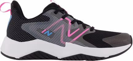 (Grade School) New Balance Rave Run v2 Wide 'Black Vibrant Spring' GKRAVBP2-W (Grade School) New Balance Rave Run v2 Wide 'Black Vibrant Spring' GKRAVBP2-W