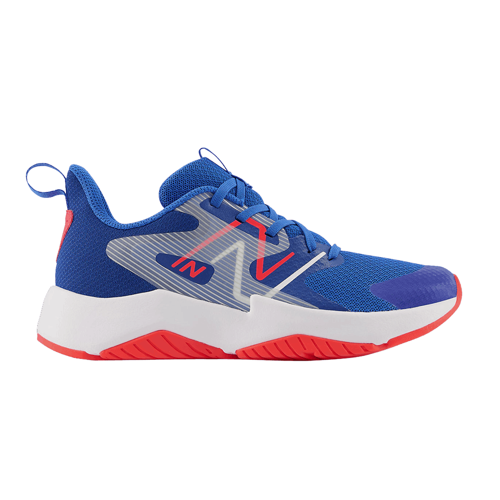 (GS) NB Rave Run v2 Wide 'Blue Electric Red'