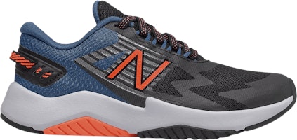 (Grade School) New Balance Rave Run Wide 'Black Oxygen Blue' YKRAVBO1-W (Grade School) New Balance Rave Run Wide 'Black Oxygen Blue' YKRAVBO1-W
