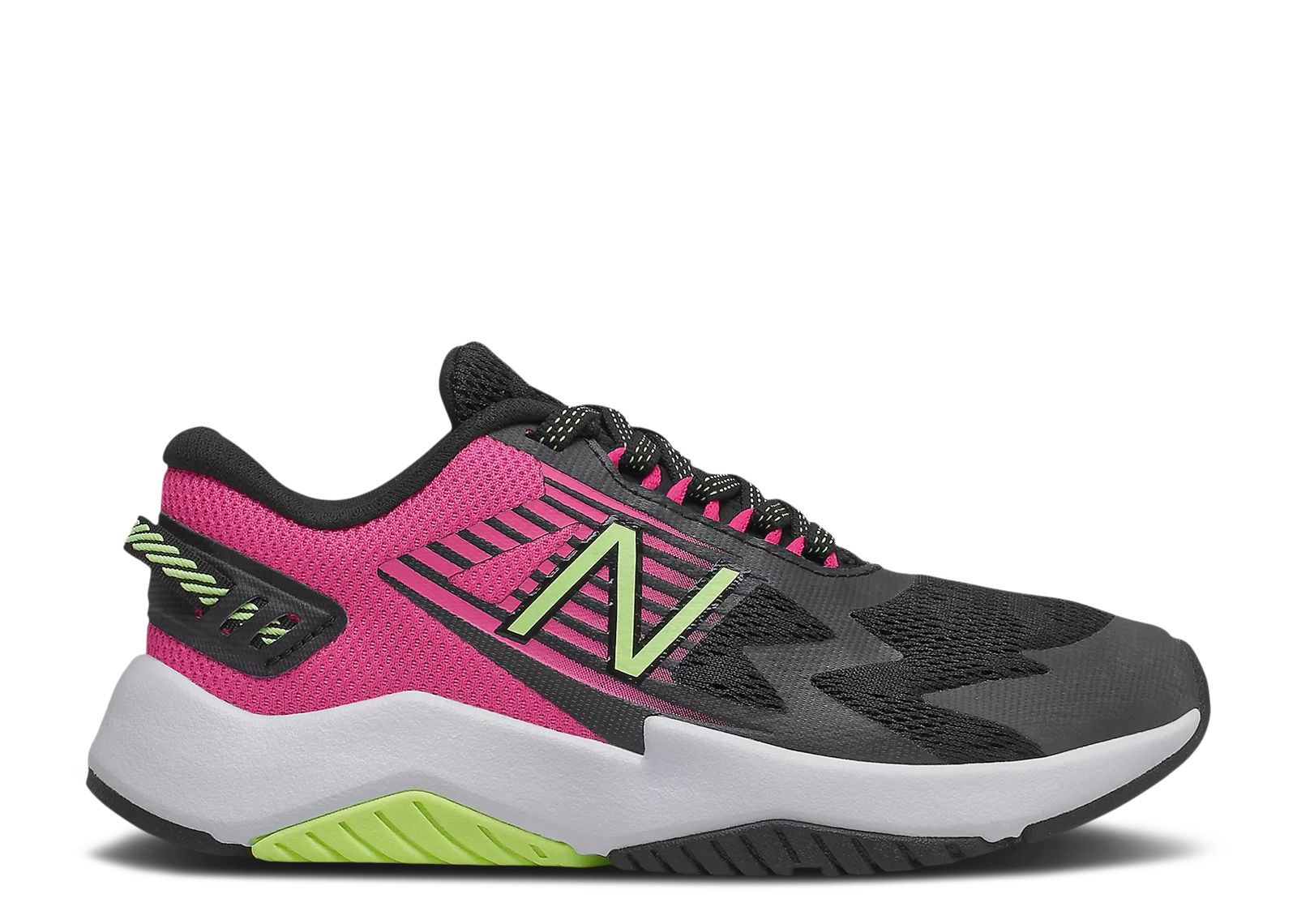 Buy （Grade School）New Balance Rave Run 寬楦 '黑 粉紅光' YKRAVBP1-W