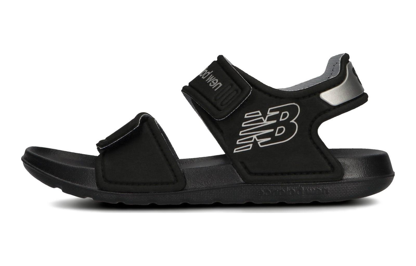 (Grade School) New Balance SPSD Sandal 'Black Silver Metallic' YOSPSDBA