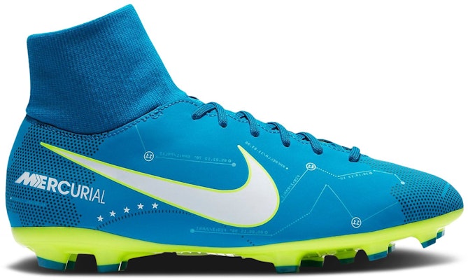 (Niveau Scolaire) Neymar Jr. x Nike Mercurial Victory 6 DF FG ''Bleu Orbit Volt'' 921486-400 Buy (Niveau Scolaire) Neymar Jr. x Nike Mercurial Victory 6 DF FG ''Bleu Orbit Volt'' 921486-400
