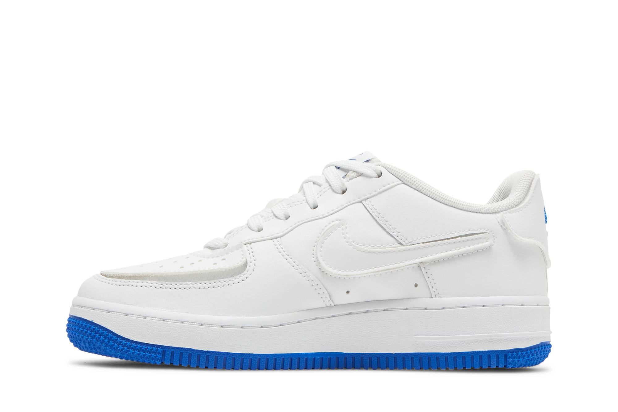 (GS) Nike Air Force 1/1 'White Royal Blue' 圖 3