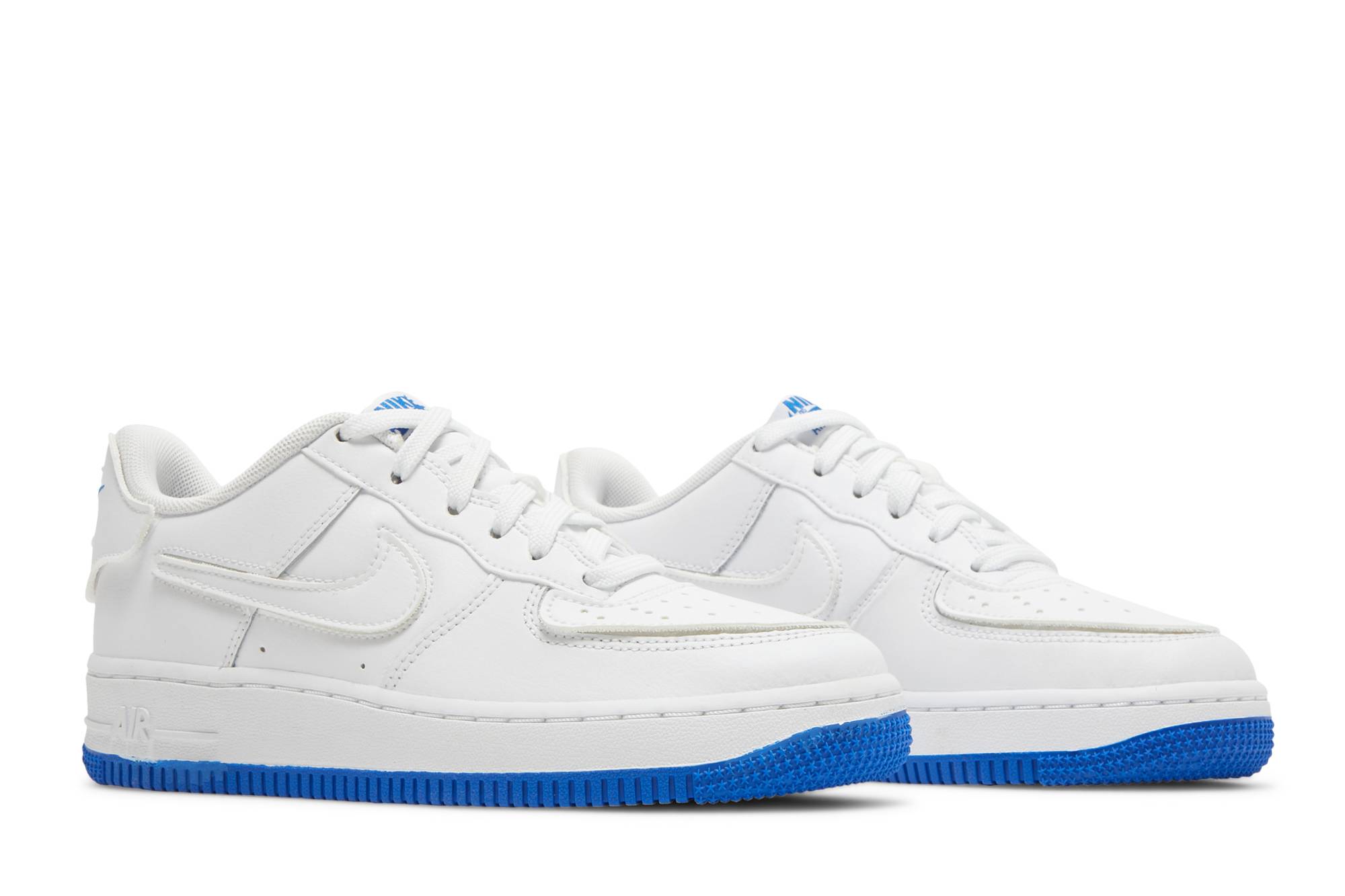 (GS) Nike Air Force 1/1 'White Royal Blue' 圖 8