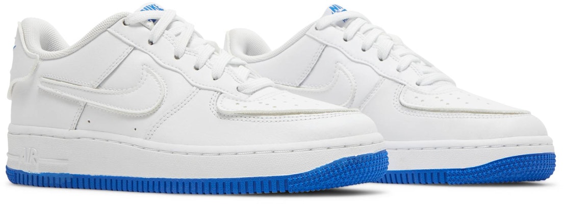 Nike air force top 1 blue bottom