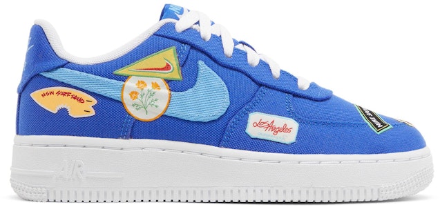 GS ナイキ エアフォース1 '07 LAパッチ (Nike Eāfōsu 1 '07 LA Patchi) DX2308-400 Buy GS ナイキ エアフォース1 '07 LAパッチ (Nike Eāfōsu 1 '07 LA Patchi) DX2308-400