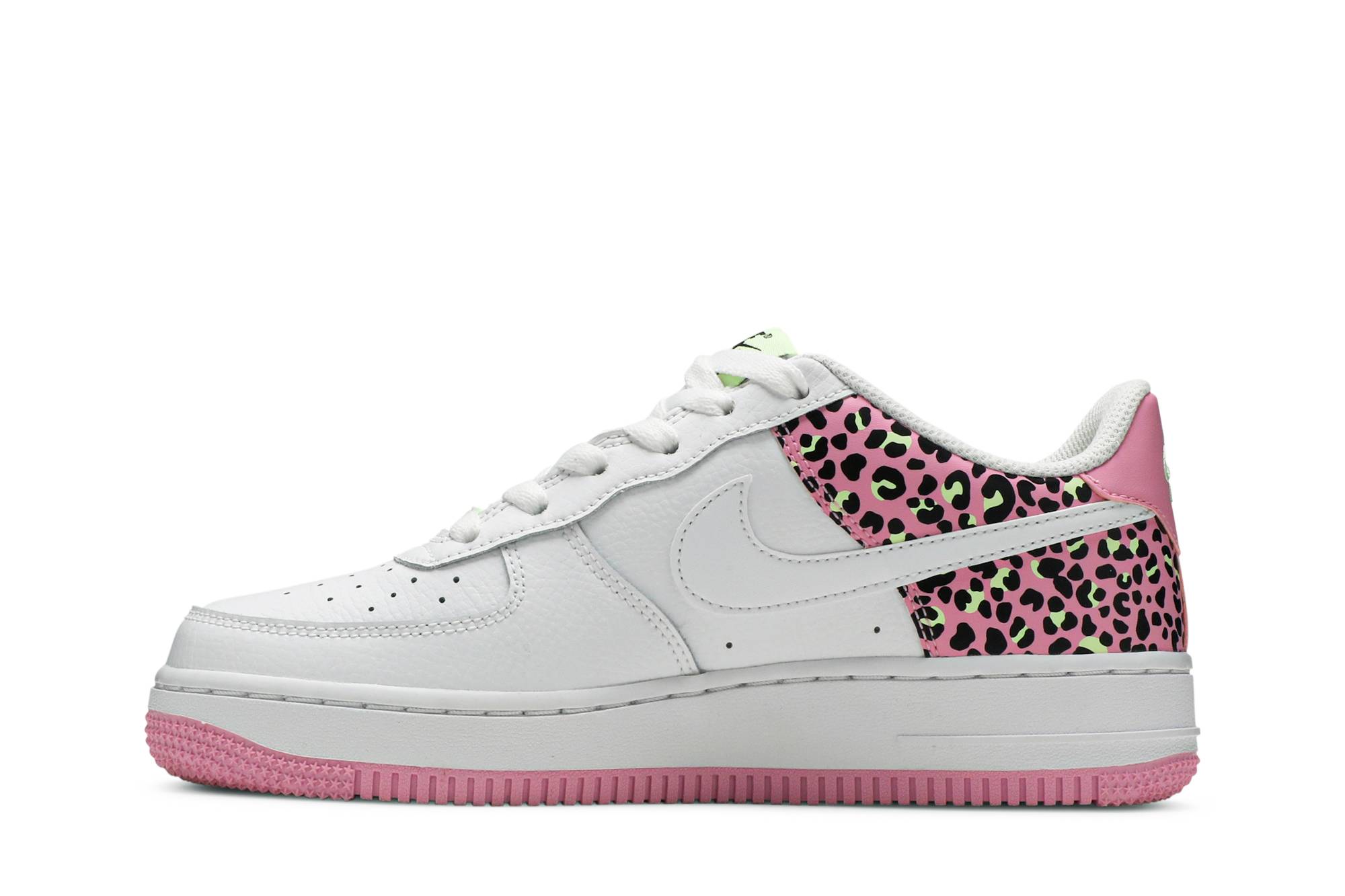 Lookbook (Kanak-Kanak) Nike Air Force 1 '07 'Pink Leopard' DA4673-100