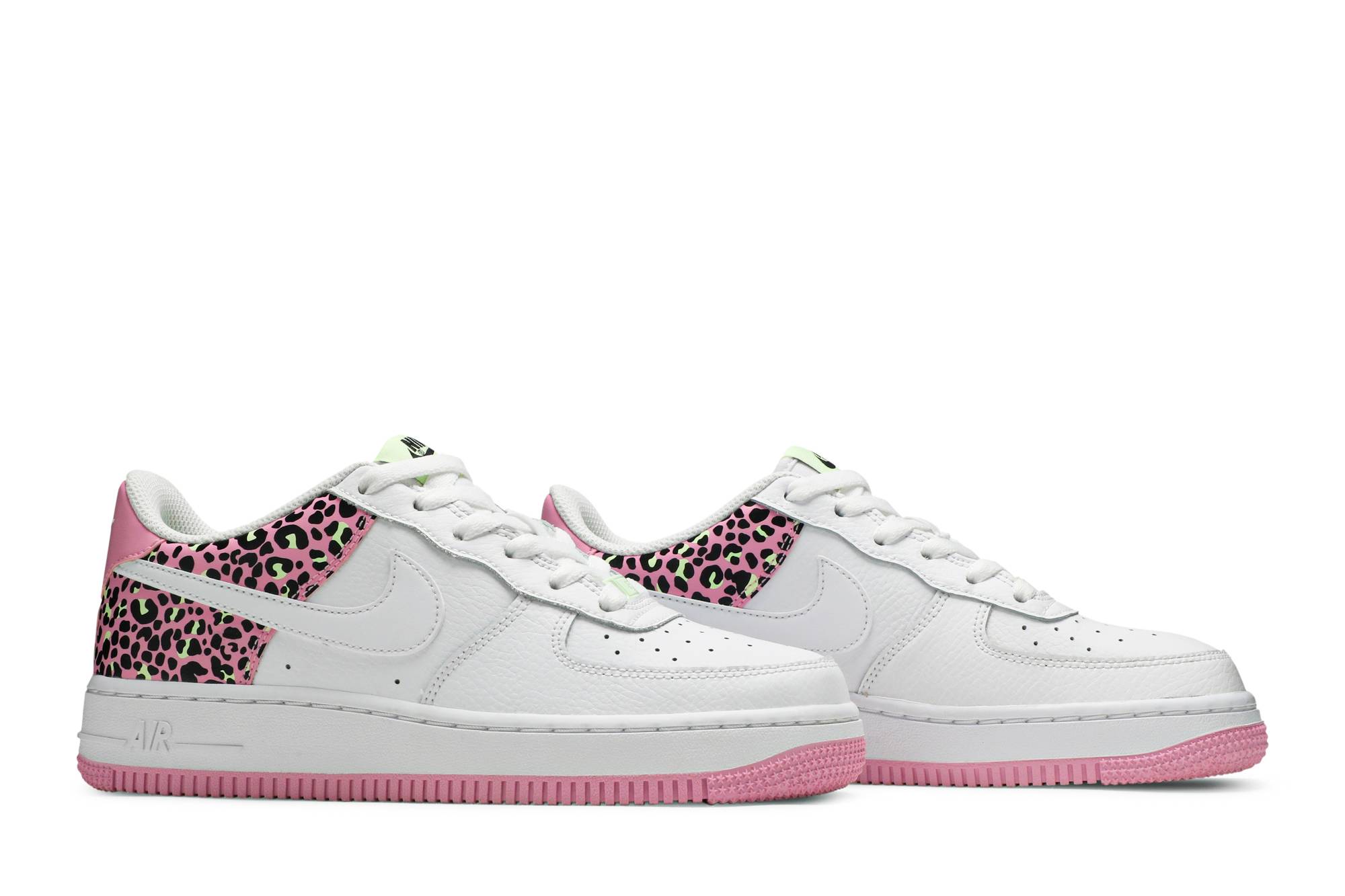 Cheap (Kanak-Kanak) Nike Air Force 1 '07 'Pink Leopard' DA4673-100
