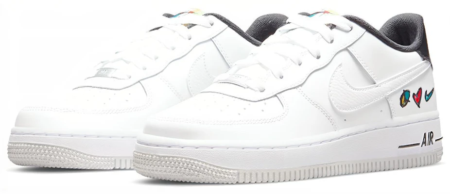 (Niños) Nike Air Force 1 '07 LV8 3 'Paz Amor Nike' DM8154-100 Lookbook (Niños) Nike Air Force 1 '07 LV8 3 'Paz Amor Nike' DM8154-100