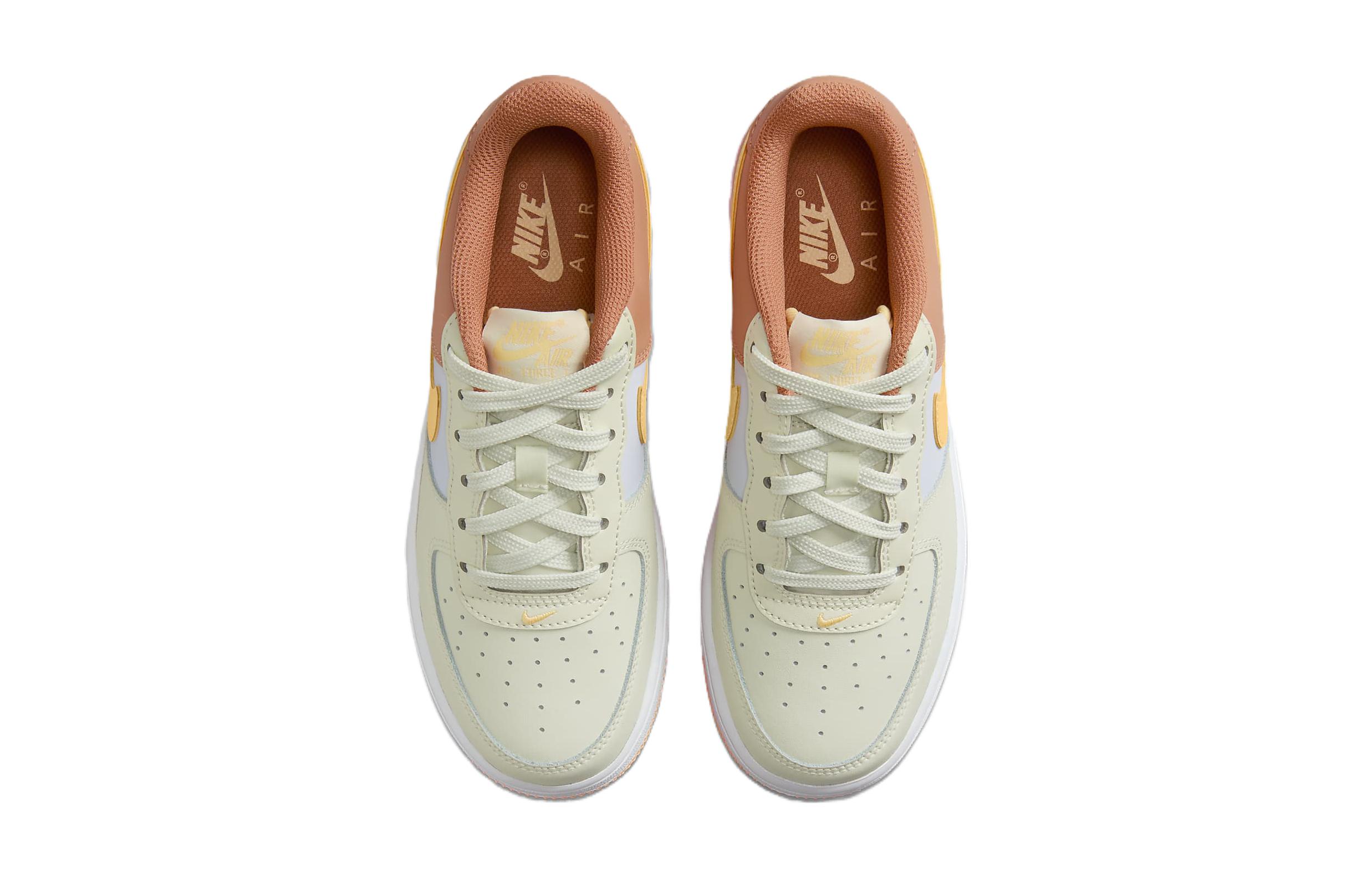 Shop (Grade School) Nike Air Force 1 'Sea Glass Amber Brown' CT3839-006