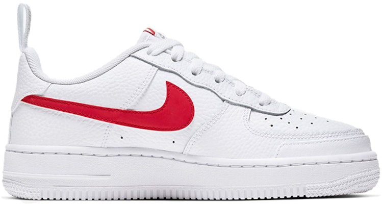 GS ナイキ エアフォース1 '白/ユニバーシティレッド' CZ4203-100 Order GS ナイキ エアフォース1 '白/ユニバーシティレッド' CZ4203-100