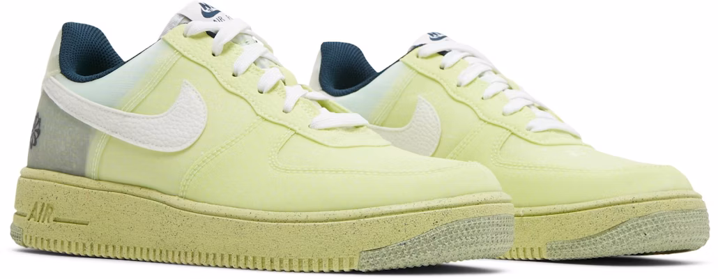 Neon green air top force 1 grade school