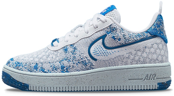 (大童款) 耐克 Air Force 1 Crater Flyknit '白色深蓝色' DM1060-100 Buy (大童款) 耐克 Air Force 1 Crater Flyknit '白色深蓝色' DM1060-100