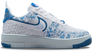 (大童款) 耐克 Air Force 1 Crater Flyknit '白色深蓝色' DM1060-100 Order (大童款) 耐克 Air Force 1 Crater Flyknit '白色深蓝色' DM1060-100