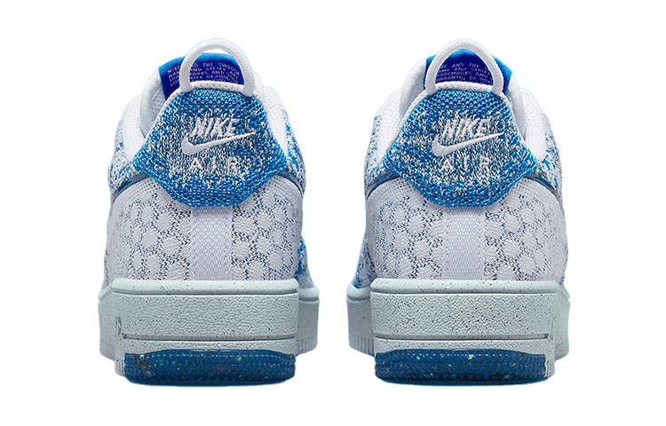 Purchase (大童款) 耐克 Air Force 1 Crater Flyknit '白色深蓝色' DM1060-100