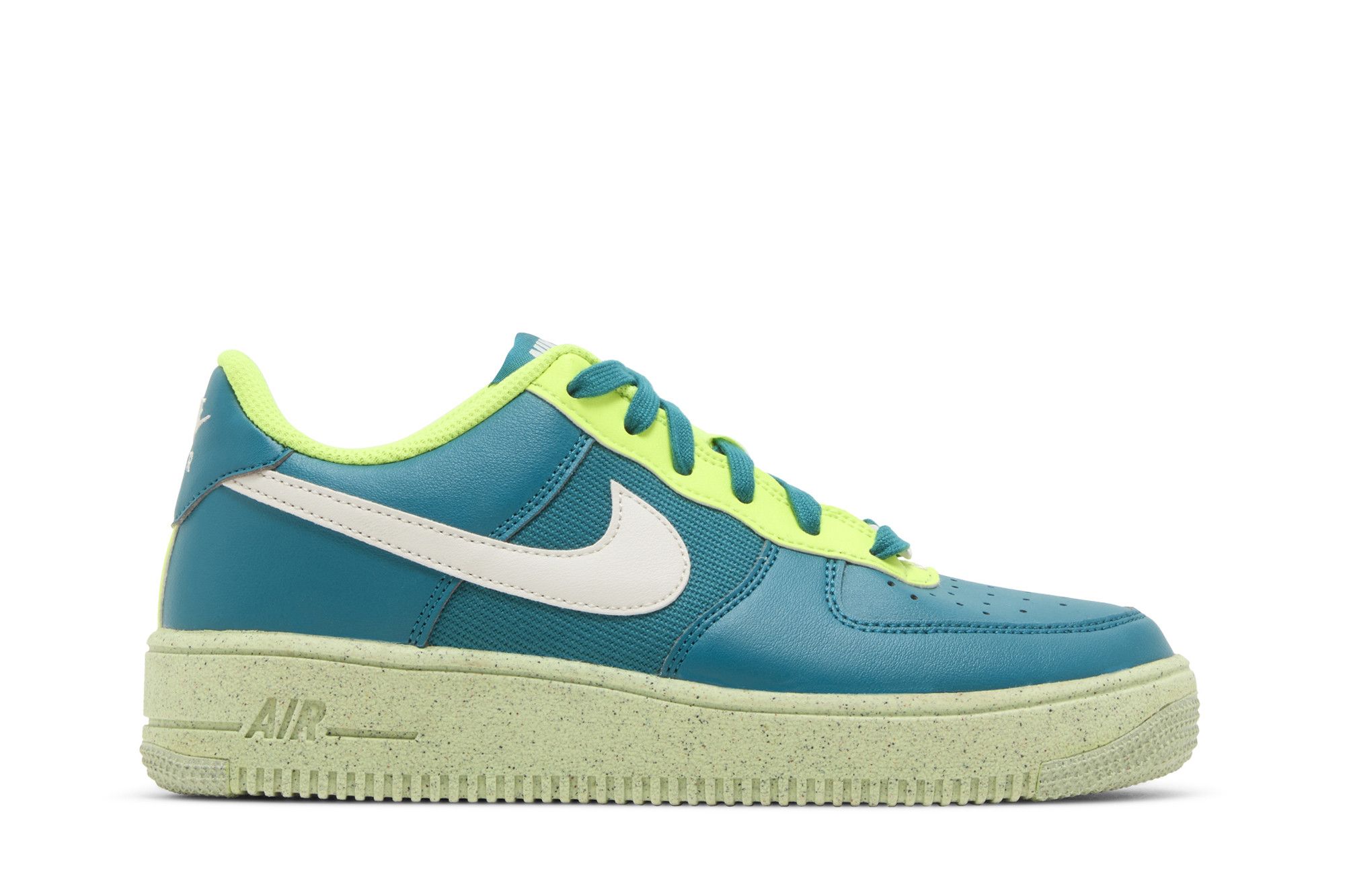 (Grade School) Nike Air Force 1 Crater Next Nature 'Bright Spruce Volt' DM1086-300