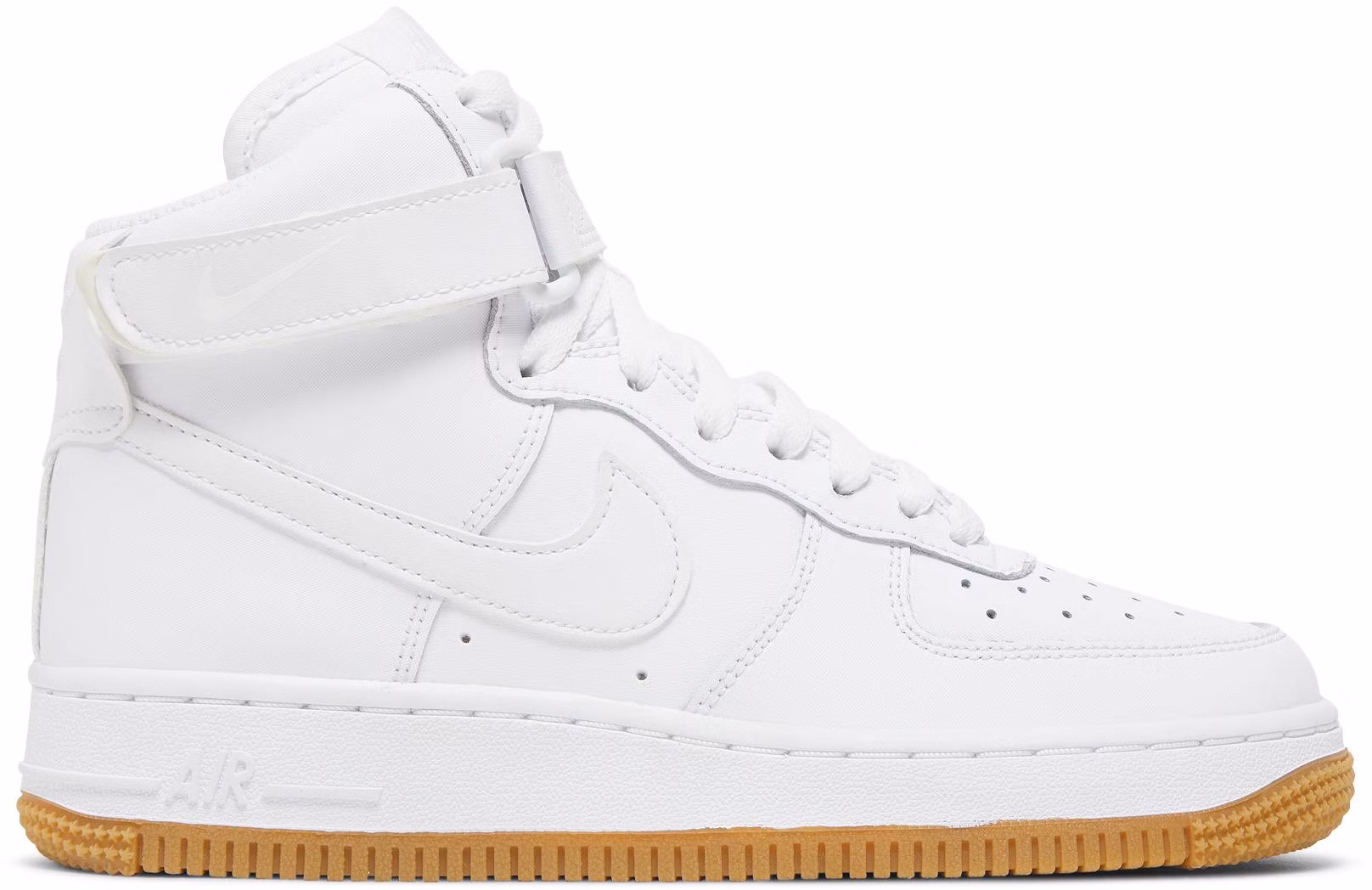 Nike air force 2025 1 white gum sole