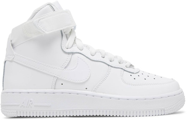 (Grade School) Nike Air Force 1 High LE 'Triple White' DH2943-111 Buy (Grade School) Nike Air Force 1 High LE 'Triple White' DH2943-111