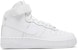 (Kanak-Kanak) Nike Air Force 1 High LE 'Triple White' Putih Serba DH2943-111