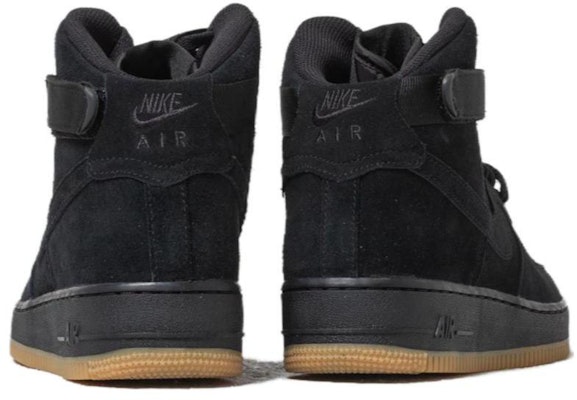 (Kanak-Kanak) Nike Air Force 1 High LV8 'Hitam Gum' 807617-002 Lookbook (Kanak-Kanak) Nike Air Force 1 High LV8 'Hitam Gum' 807617-002
