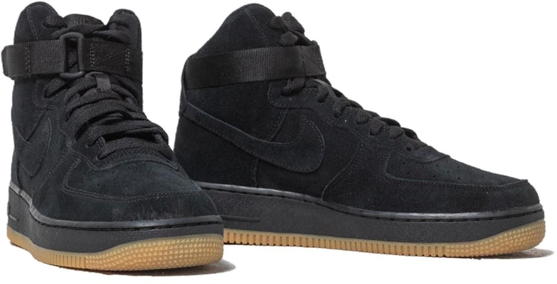 (Kanak-Kanak) Nike Air Force 1 High LV8 'Hitam Gum' 807617-002 Shop (Kanak-Kanak) Nike Air Force 1 High LV8 'Hitam Gum' 807617-002