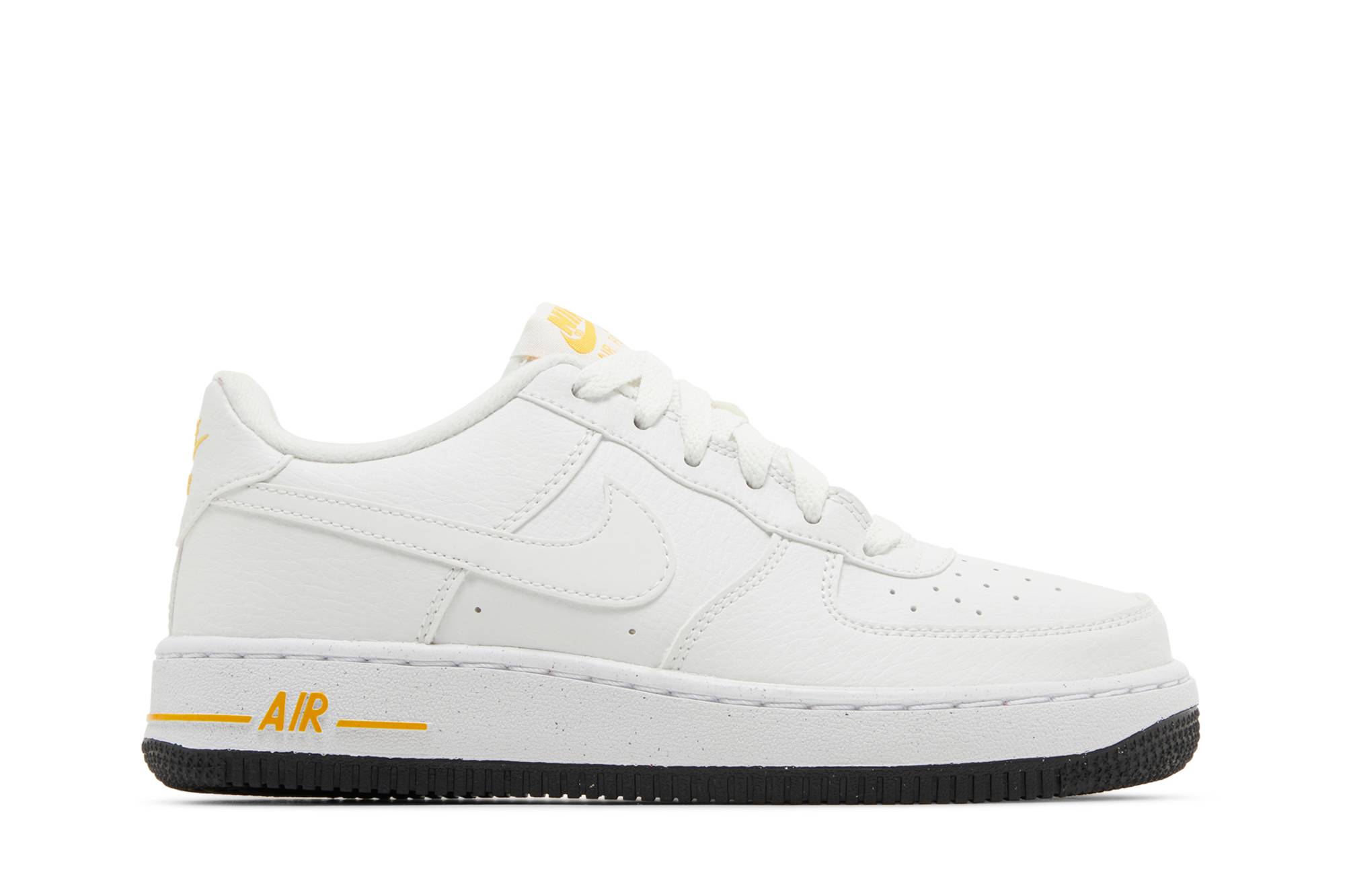 Buy (Sekolah Rendah) Nike Air Force 1 Impact Next Nature 'Putih University Gold' DZ6756-100