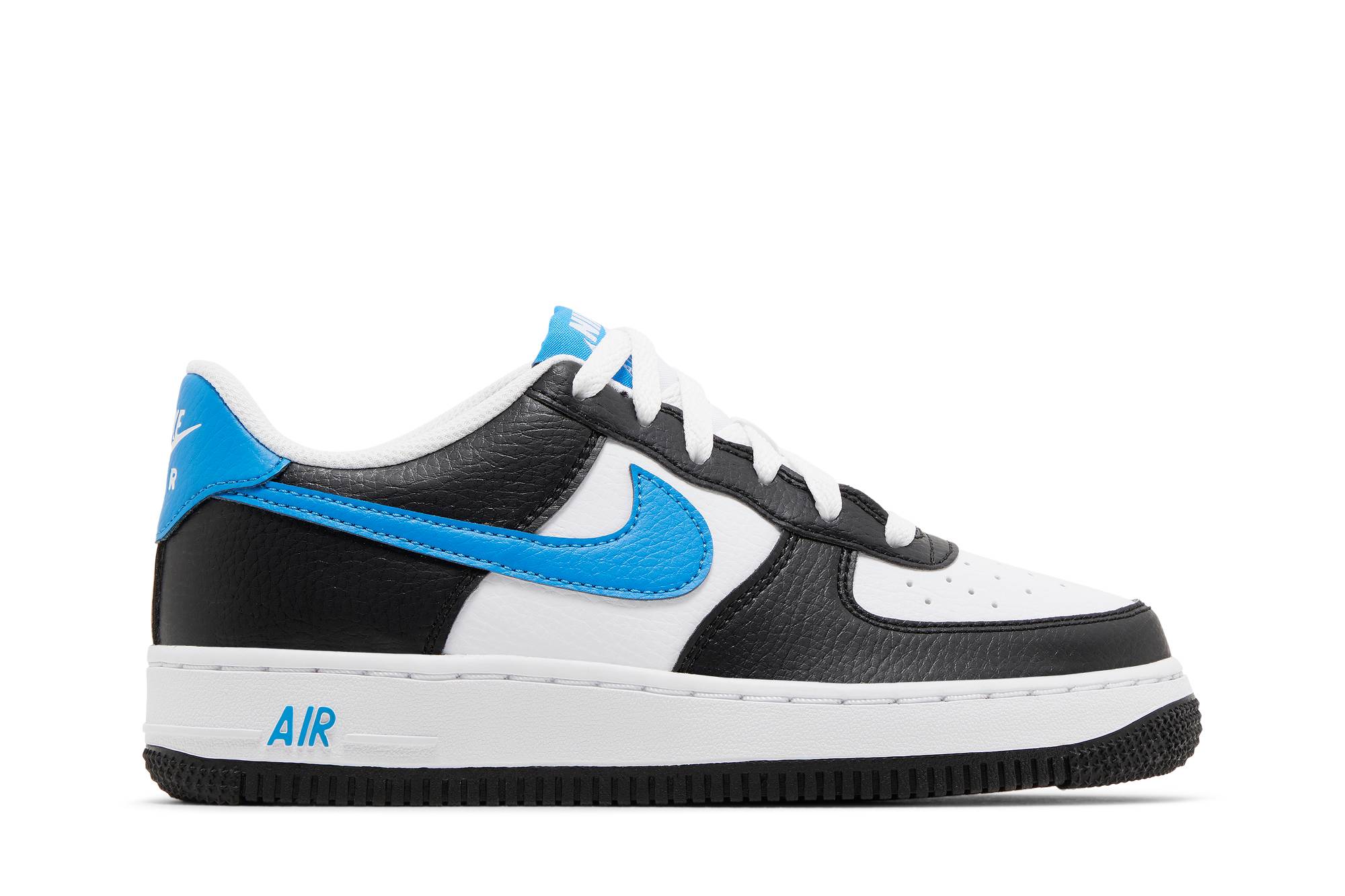 Buy (大童款) 耐克空军1号低帮'黑色淡蓝光' FN8008-001