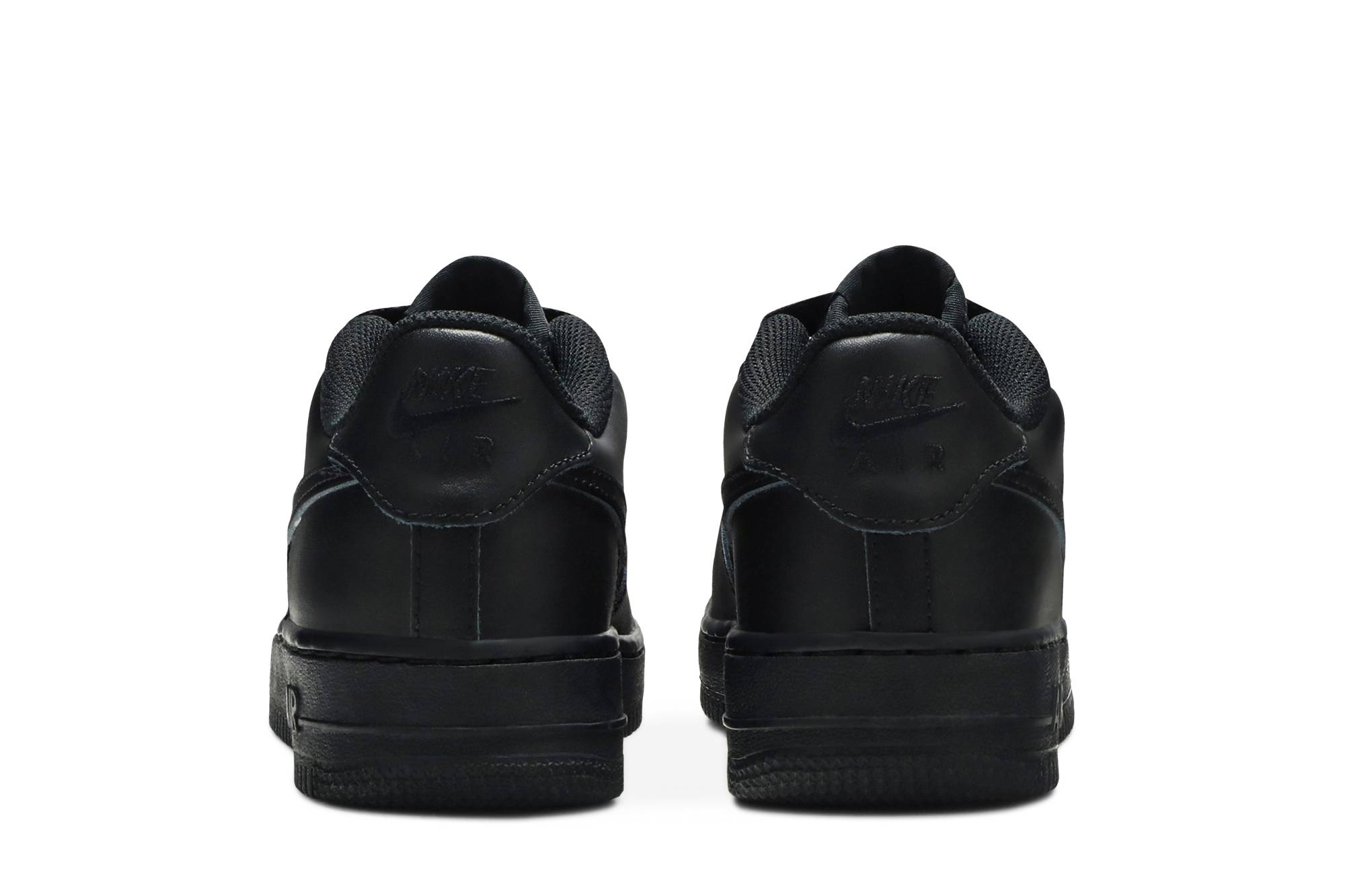 Details for (小学) 耐克空军一号 低帮 '纯黑' 314192-009