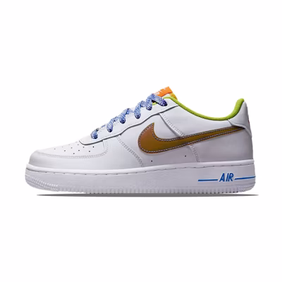 (GS) Nike Air Force 1 Low Color-Shift Swoosh White