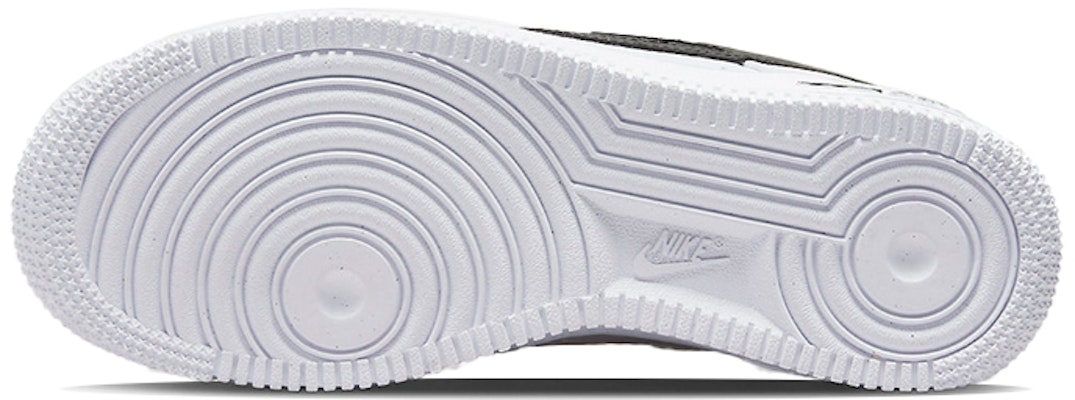 (小童款) Nike 空军 1 低帮 Cut Out Swoosh '白黑' DR7889-100 Details for (小童款) Nike 空军 1 低帮 Cut Out Swoosh '白黑' DR7889-100